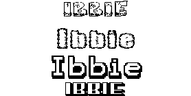 Coloriage Ibbie