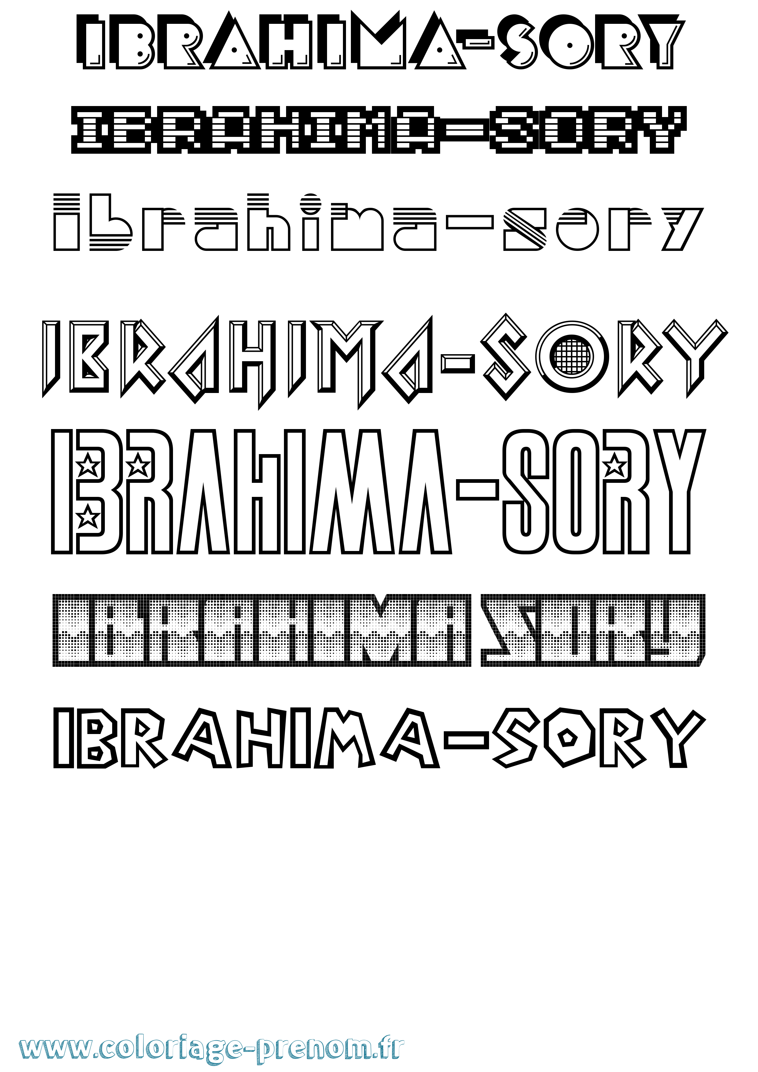 Coloriage Ibrahima-Sory Jeux Vidéos Coloriage prénom Ibrahima-Sory Jeux Vidéos