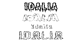 Coloriage Idalia