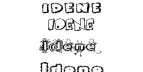 Coloriage Idene