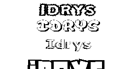 Coloriage Idrys