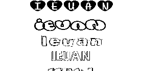 Coloriage Ieuan