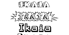 Coloriage Ikaia