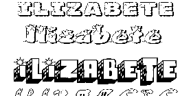 Coloriage Ilizabete