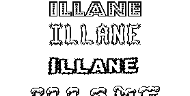 Coloriage Illane