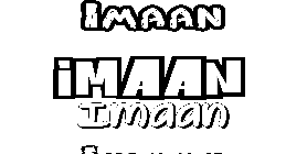 Coloriage Imaan