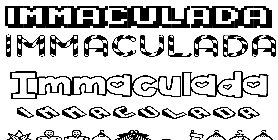 Coloriage Immaculada