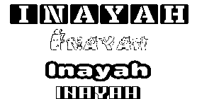 Coloriage Inayah