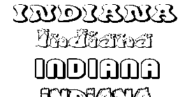 Coloriage Indiana