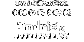 Coloriage Indrick