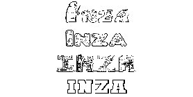 Coloriage Inza