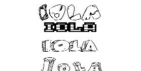 Coloriage Iola