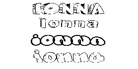 Coloriage Ionna