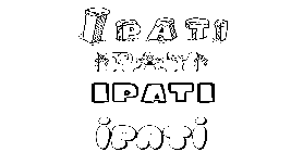 Coloriage Ipati