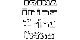 Coloriage Irina