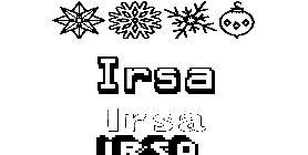 Coloriage Irsa