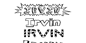 Coloriage Irvin