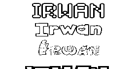 Coloriage Irwan