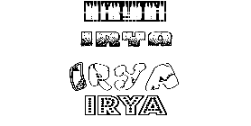 Coloriage Irya