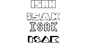 Coloriage Isak