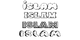 Coloriage Islam