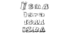 Coloriage Isra