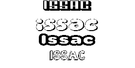 Coloriage Issac