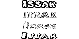 Coloriage Issak