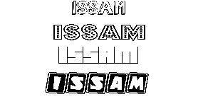 Coloriage Issam