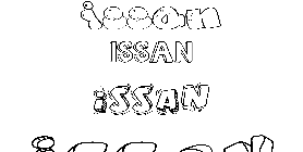 Coloriage Issan