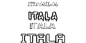 Coloriage Itala