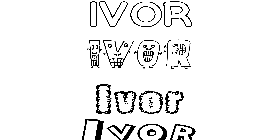 Coloriage Ivor