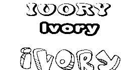 Coloriage Ivory