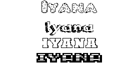 Coloriage Iyana