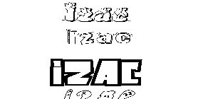 Coloriage Izac