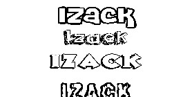 Coloriage Izack