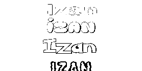 Coloriage Izan