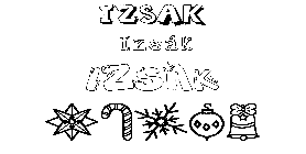 Coloriage Izsák