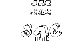 Coloriage Jac