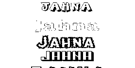 Coloriage Jahna