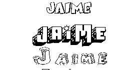 Coloriage Jaime