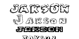 Coloriage Jakson