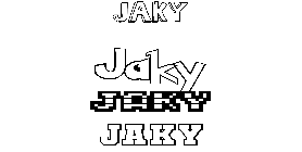 Coloriage Jaky