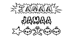 Coloriage Jamaa