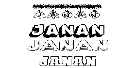 Coloriage Janan