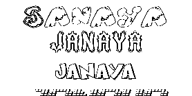 Coloriage Janaya