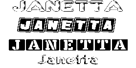Coloriage Janetta