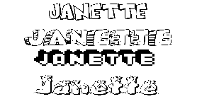 Coloriage Janette