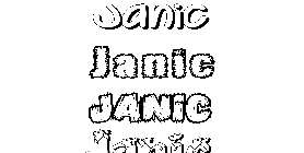 Coloriage Janic