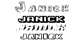Coloriage Janick